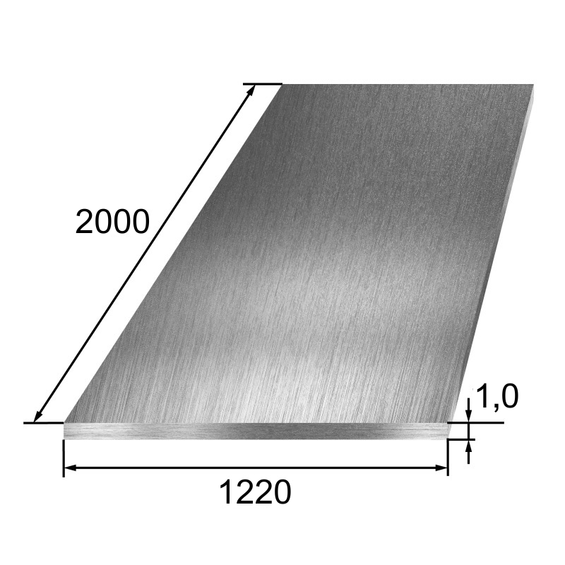 1,0х1220х2000 мм х/к 